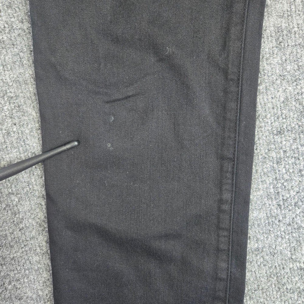 Chico's Jeans Womens 8R So Slimming Girlfriend Straight Leg Black Stretch Denim - Picture 8 of 14